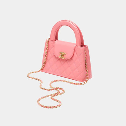 Small Cabas Pink Calfskin