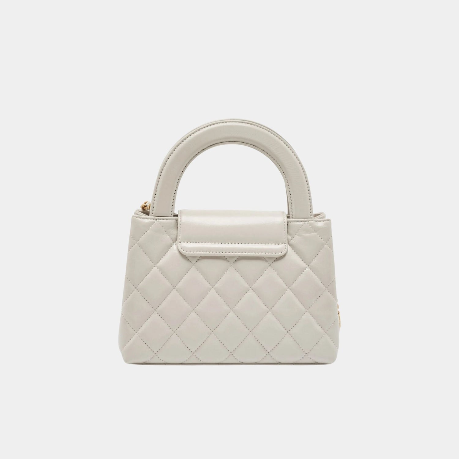 Small Cabas White Calfskin