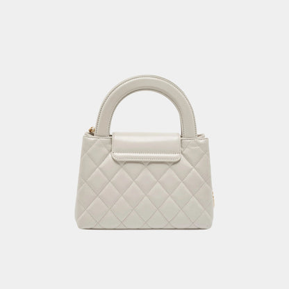 Small Cabas White Calfskin