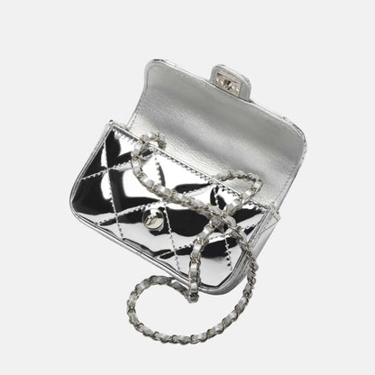 Small Clutch With Chain High Shine Calfskin