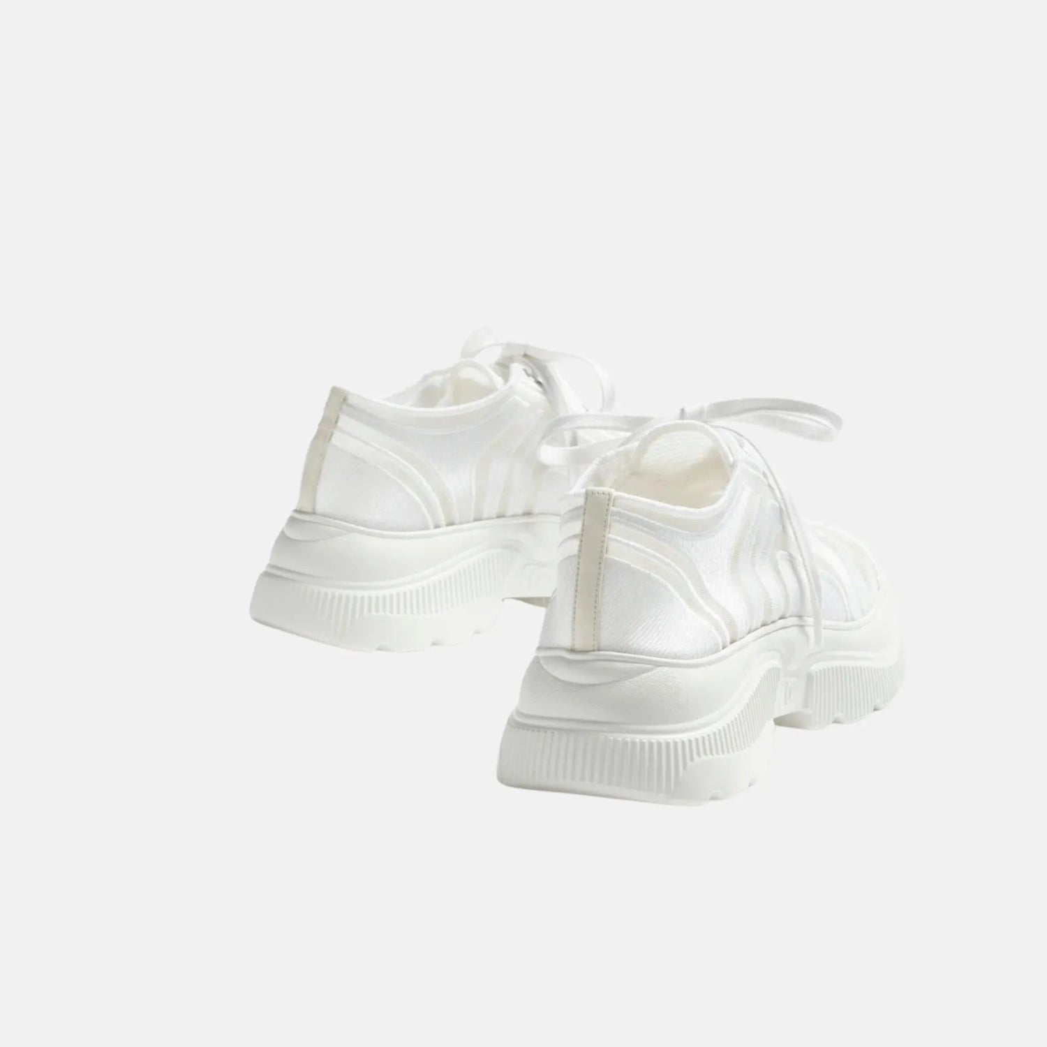 Sneakers in Mesh and Mixed Fibers