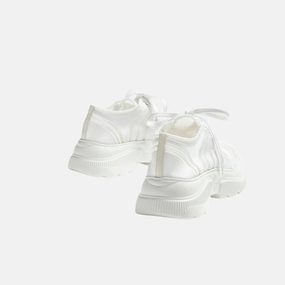 Sneakers in Mesh and Mixed Fibers