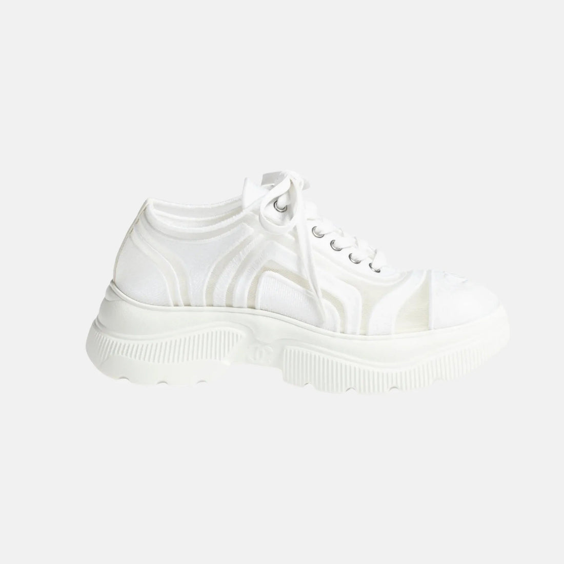 Sneakers in Mesh and Mixed Fibers