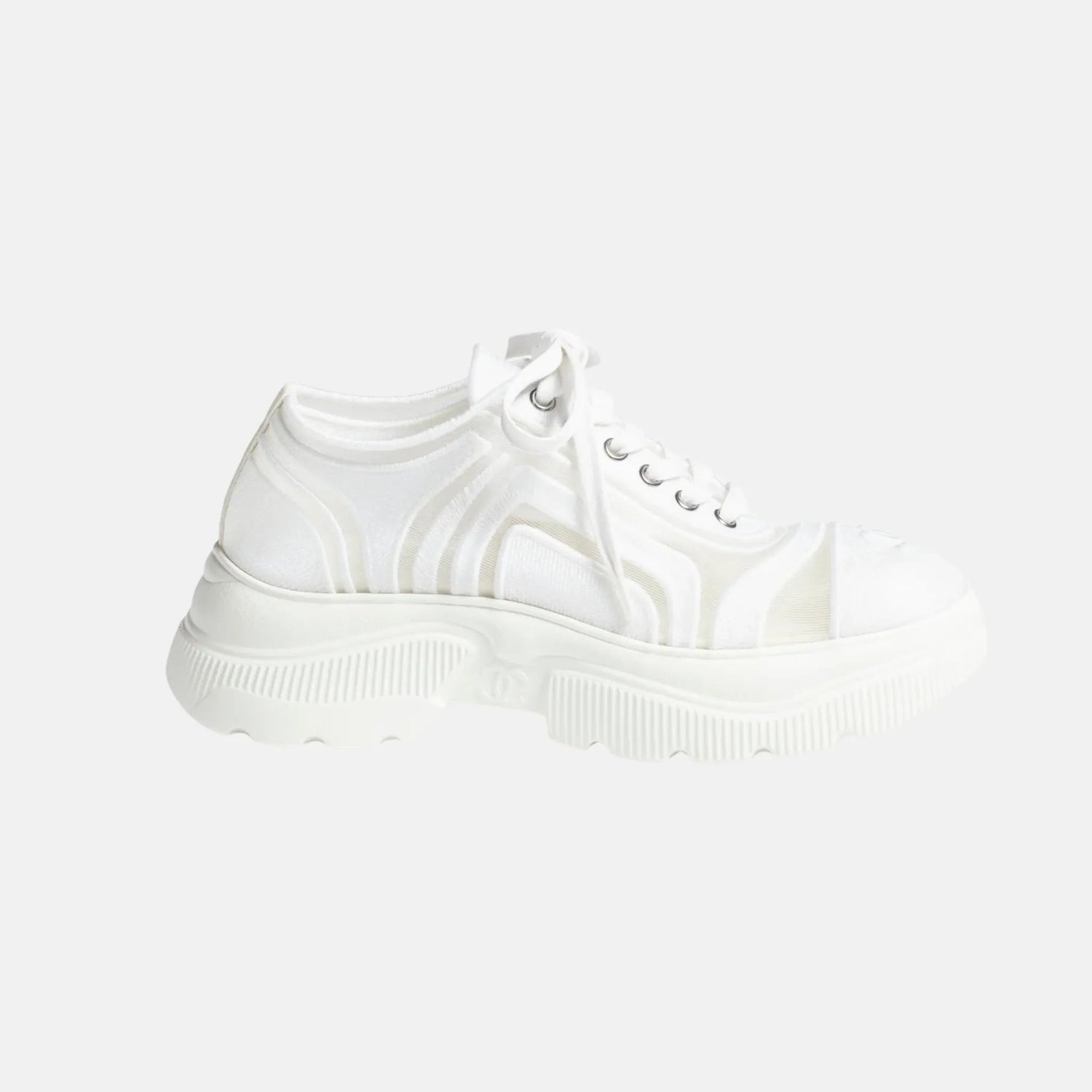 Sneakers in Mesh and Mixed Fibers
