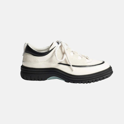 Sneakers in Velvet Veal and Lambskin