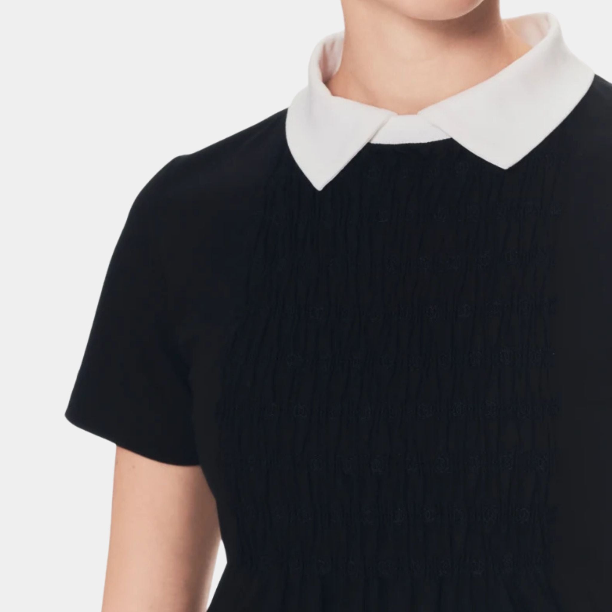 T-Shirt Cotton Black and White