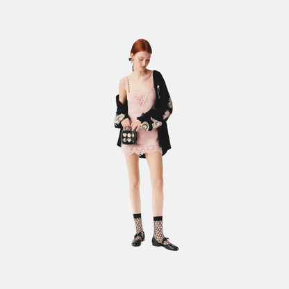 Top in Embroidered Alpaca and Wool