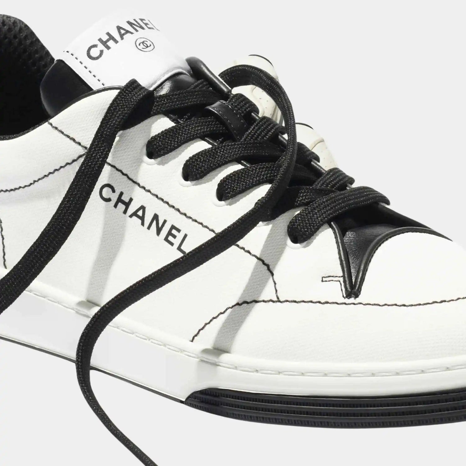 Trainers Sneaker Cotton White And Black