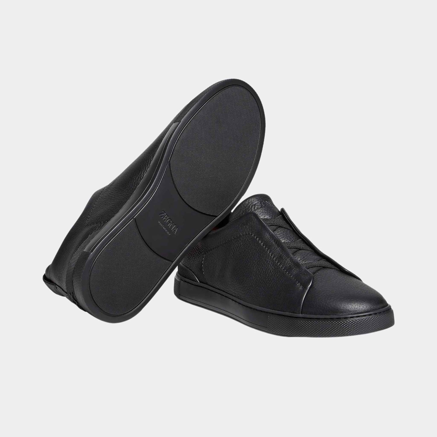Deerskin Triple Stitch Sneakers