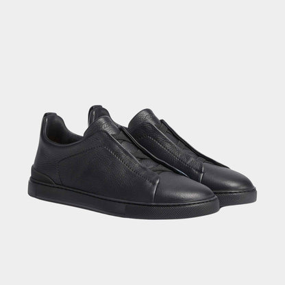 Deerskin Triple Stitch Sneakers