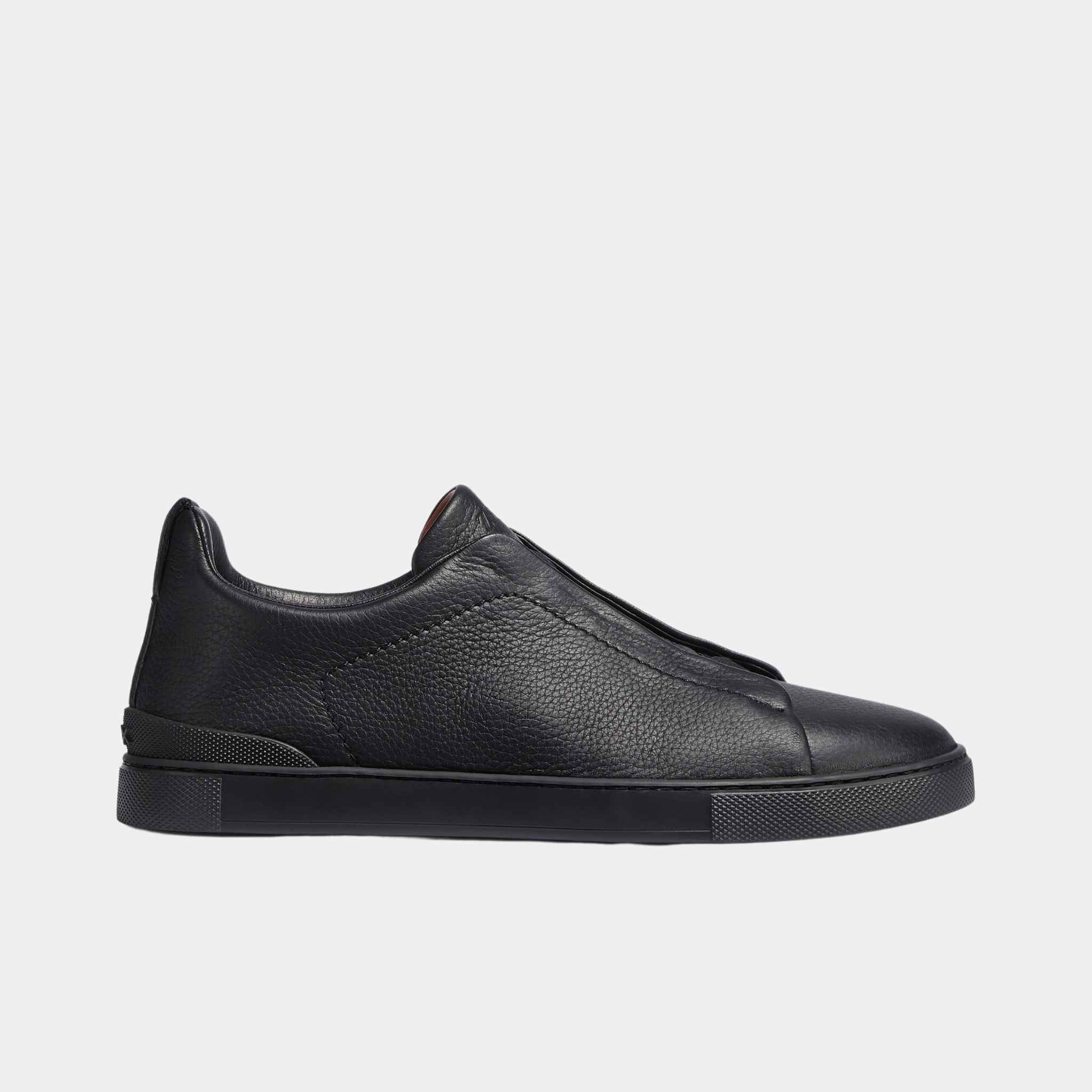 Deerskin Triple Stitch Sneakers