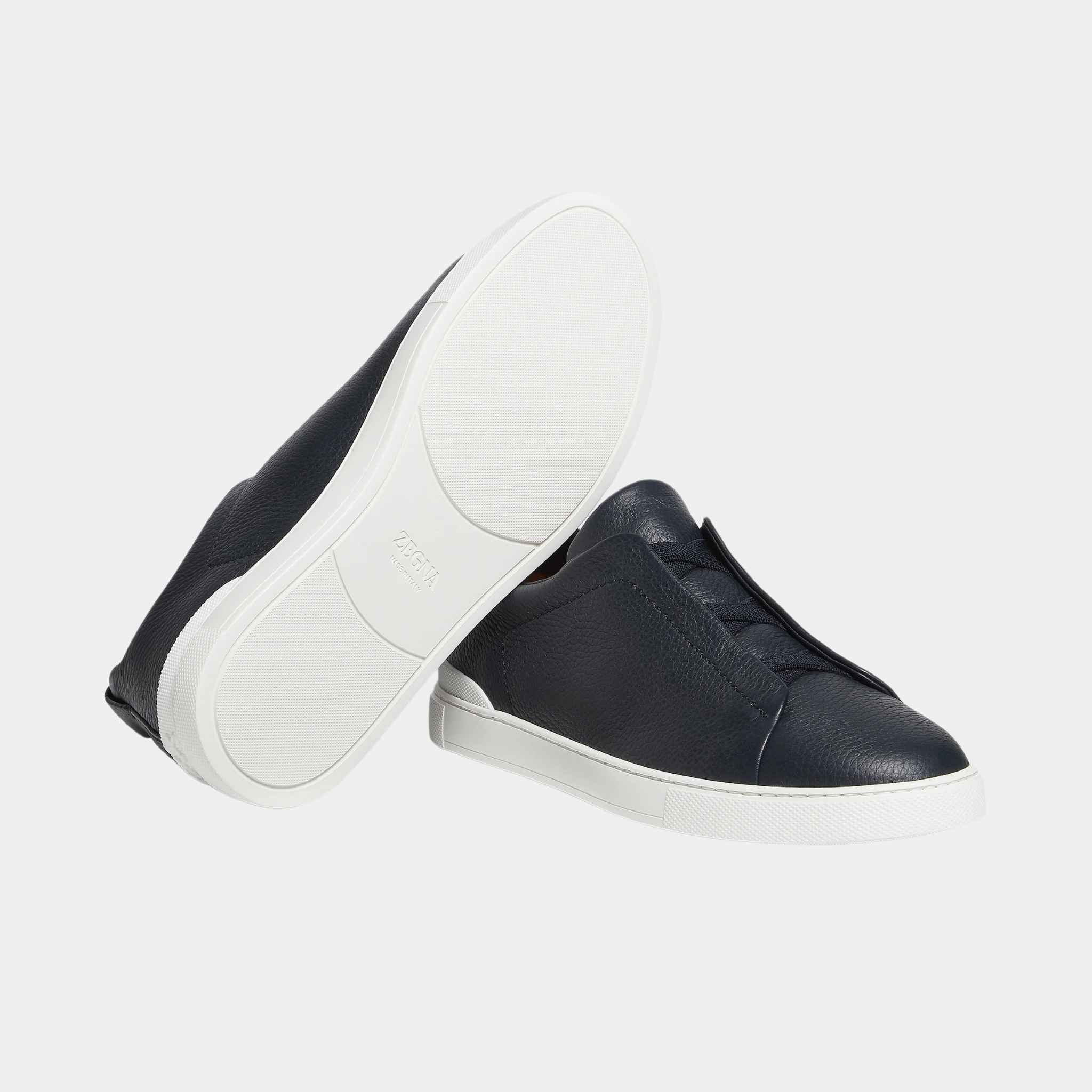Deerskin Triple Stitch Sneakers