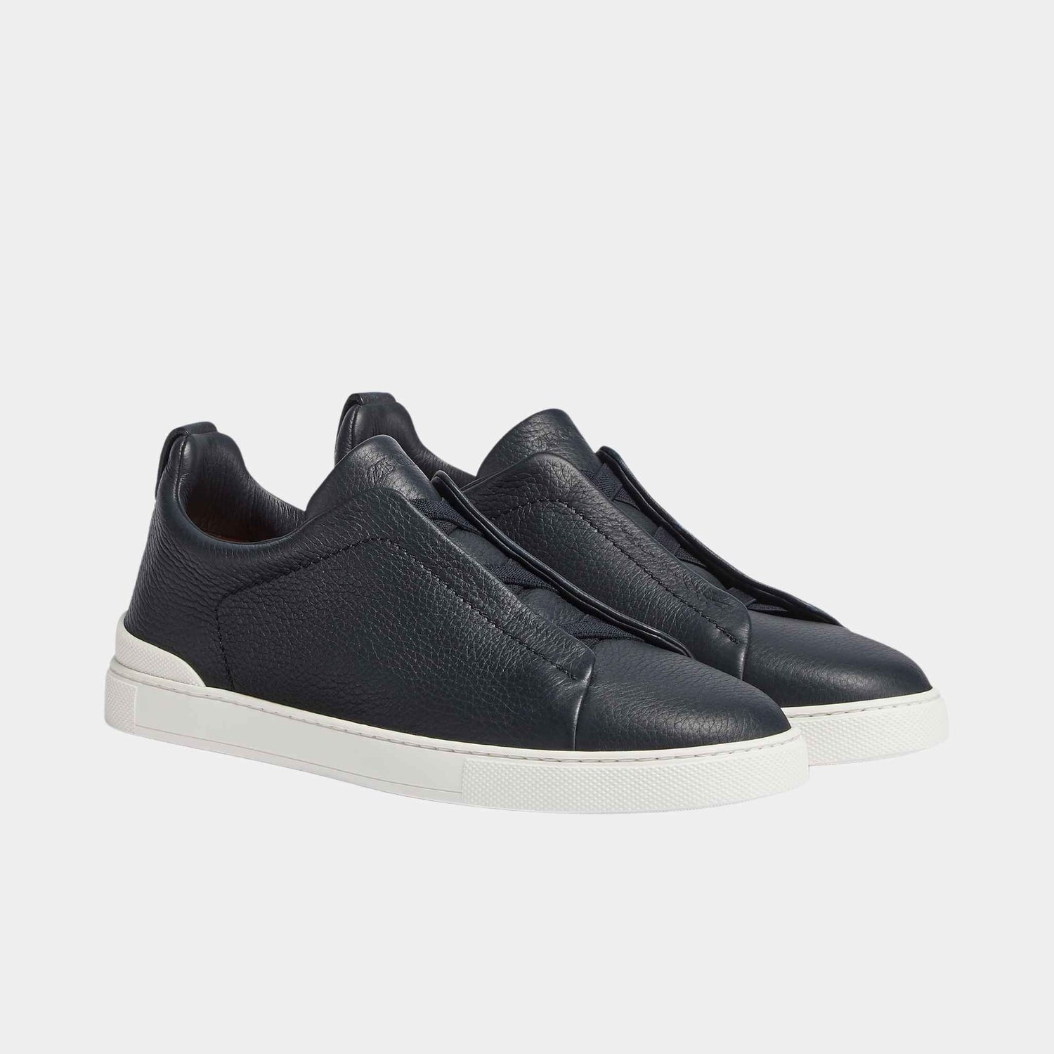 Deerskin Triple Stitch Sneakers