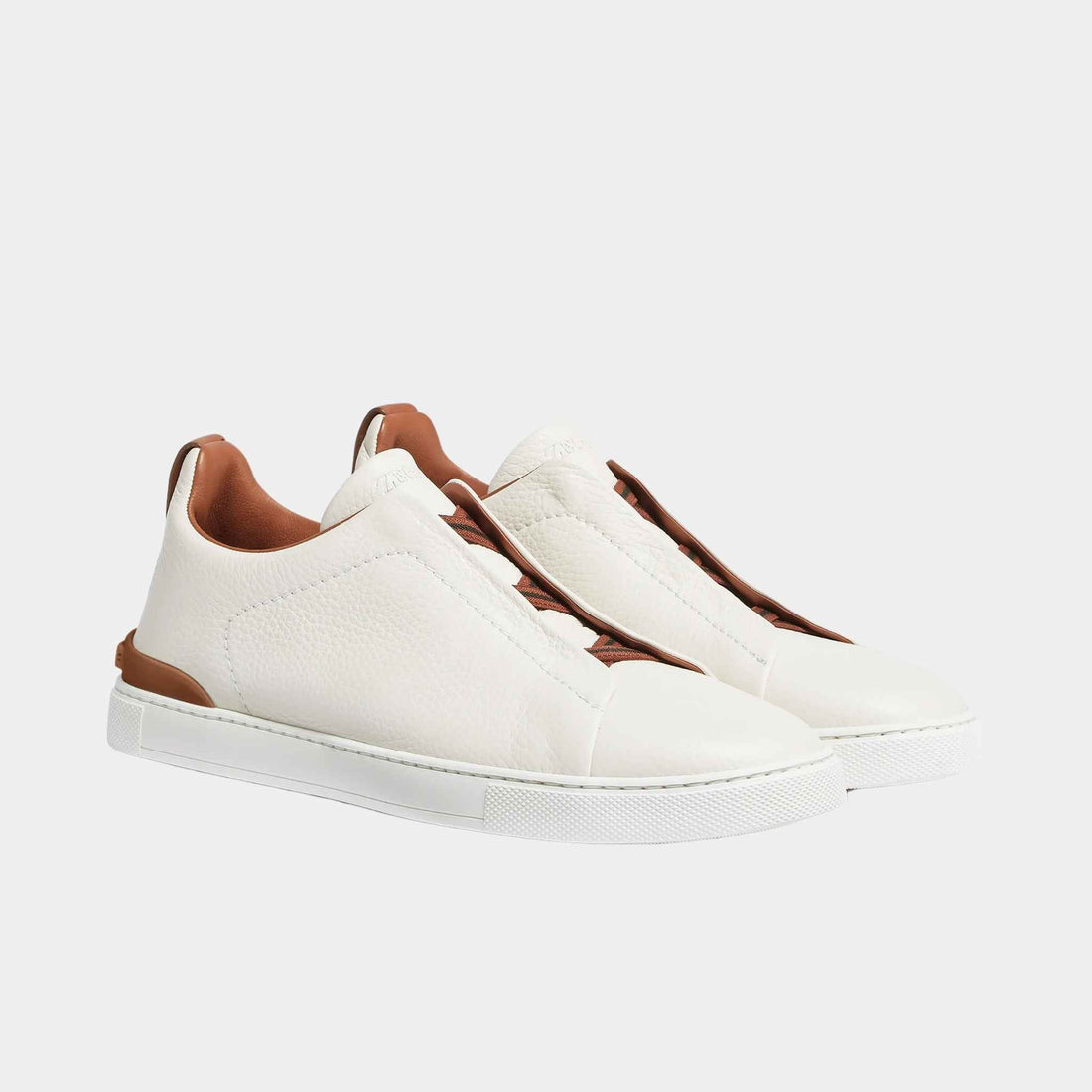 Deerskin Triple Stitch Sneakers