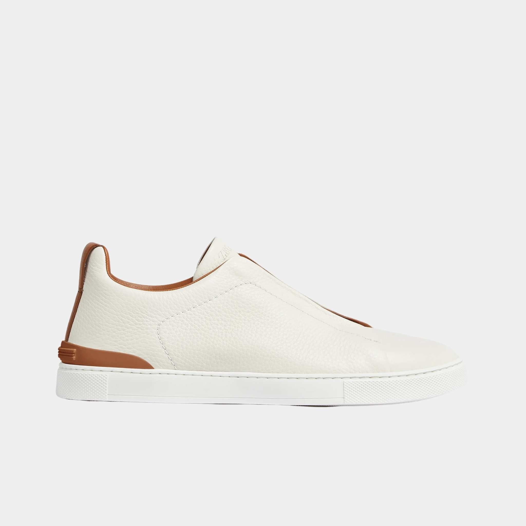 Deerskin Triple Stitch Sneakers