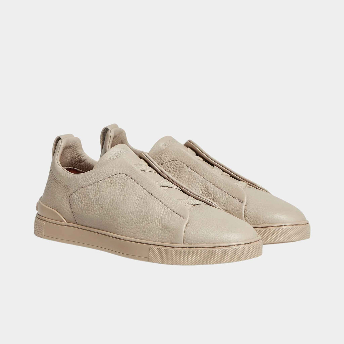 Deerskin Triple Stitch Sneakers