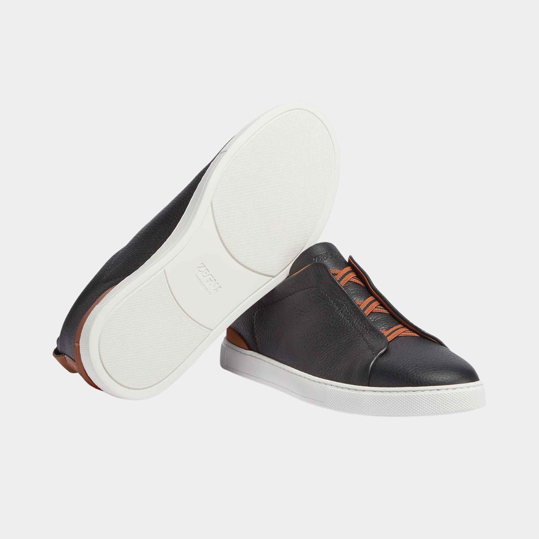 Deerskin Triple Stitch Sneakers