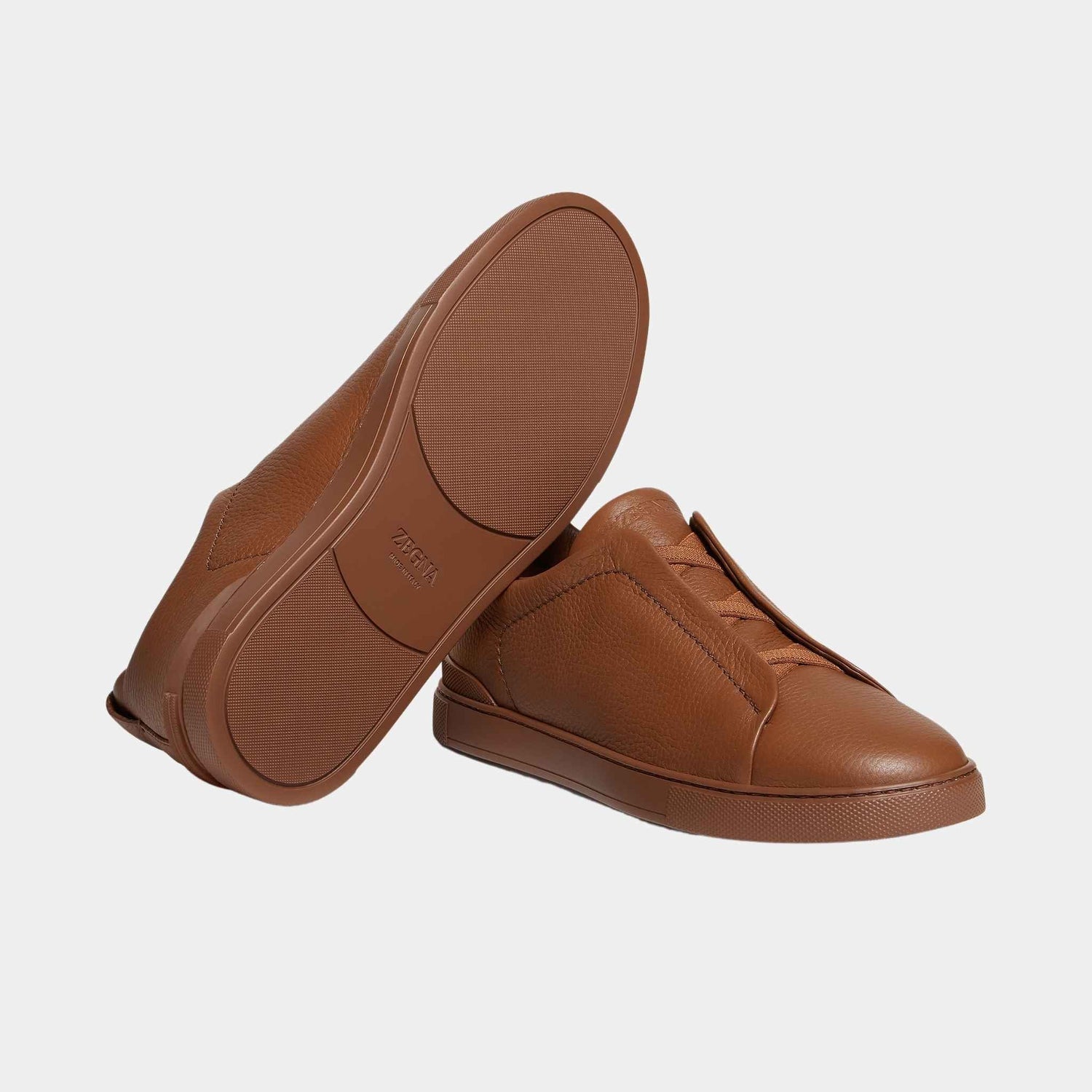 Deerskin Triple Stitch Sneakers
