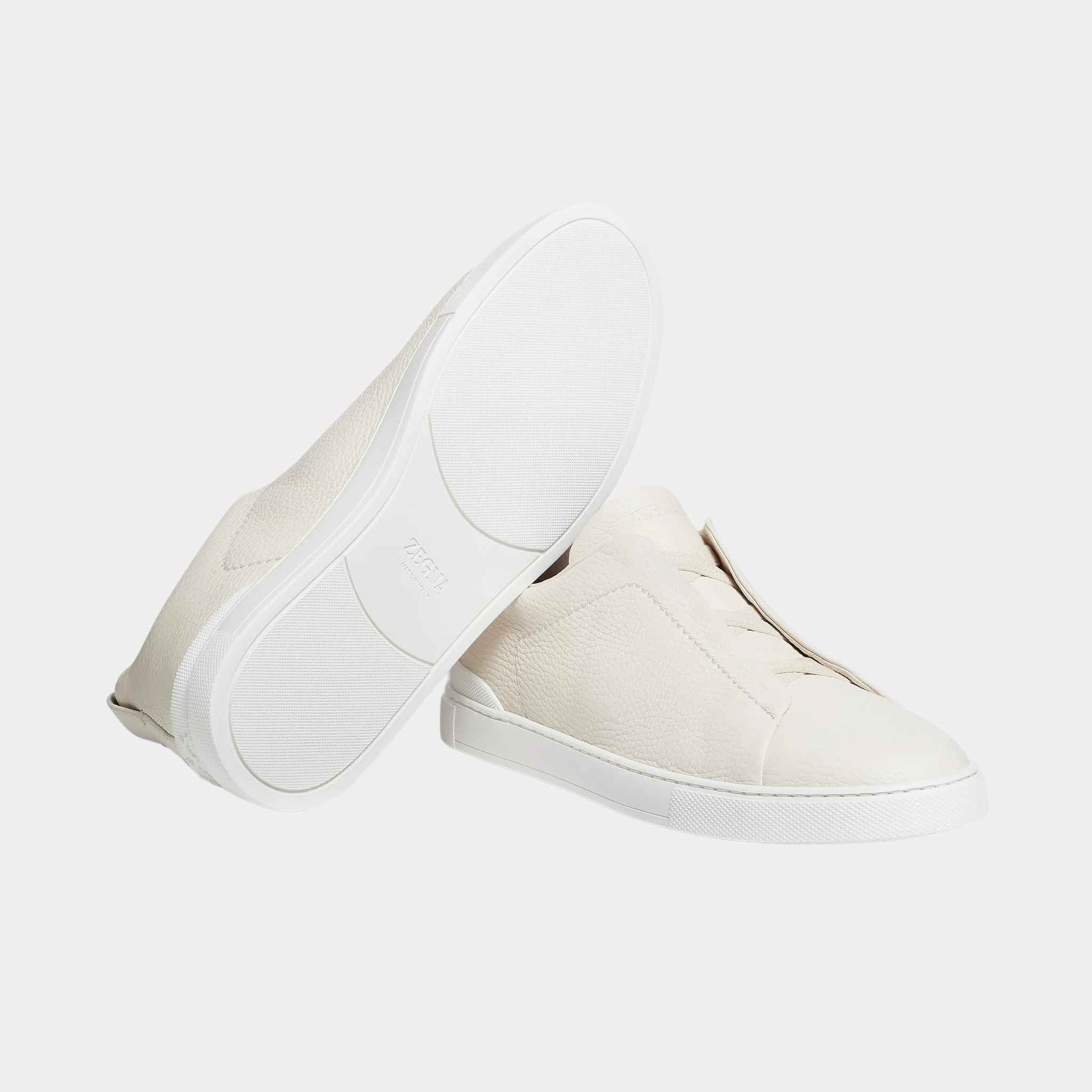 Deerskin Triple Stitch Sneakers