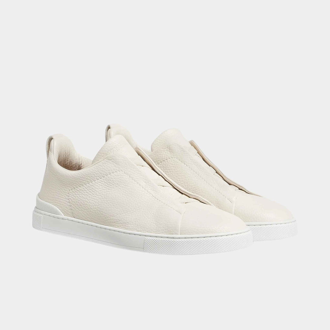 Deerskin Triple Stitch Sneakers