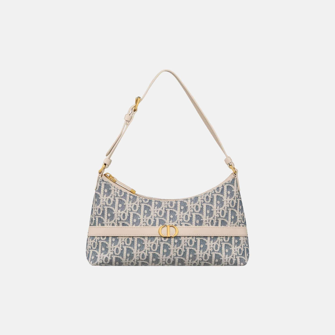 30 Montaigne Cigale Mini Bag In Dior Oblique Chambray And Calfskin