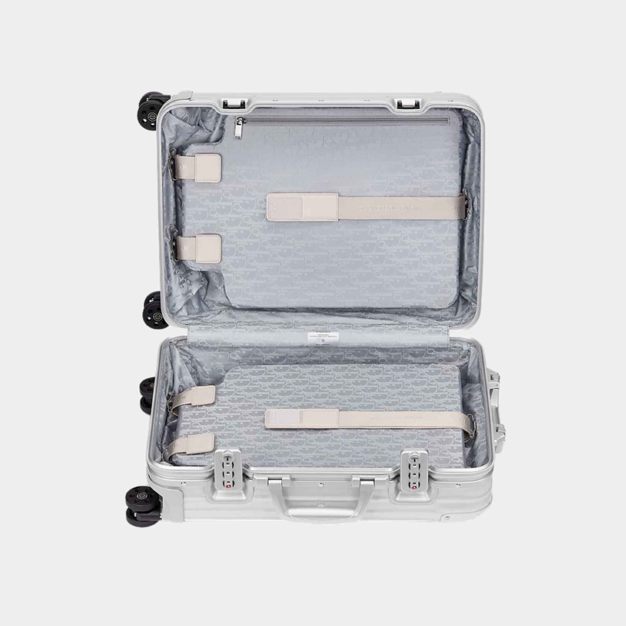 DIOR x RIMOWA Gradient Blue Oblique Aluminum Carry-On