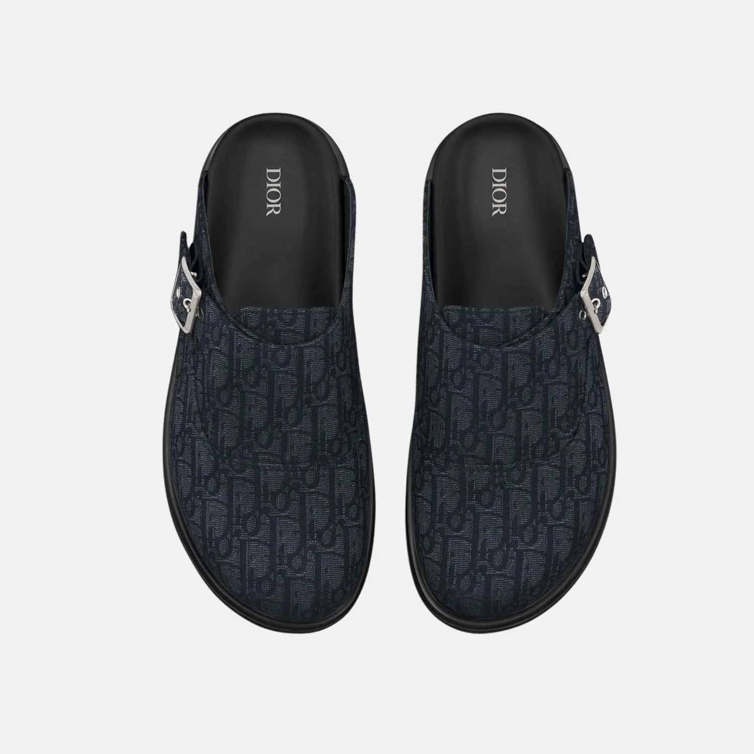 Aqua Mule In Dior Oblique Jacquard