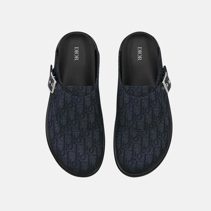 Aqua Mule In Dior Oblique Jacquard