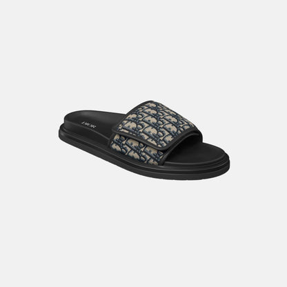 Aqua Sandal In Dior Oblique Jacquard