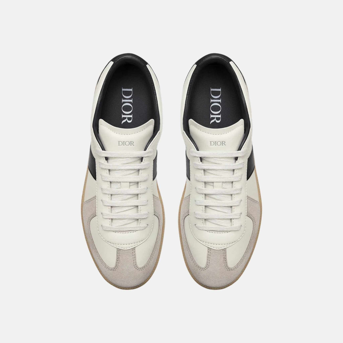 B01 Matchpoint Sneaker In Smooth Calfskin With Suede