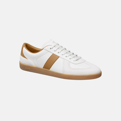 B01 Matchpoint Sneaker In Smooth Calfskin With Suede