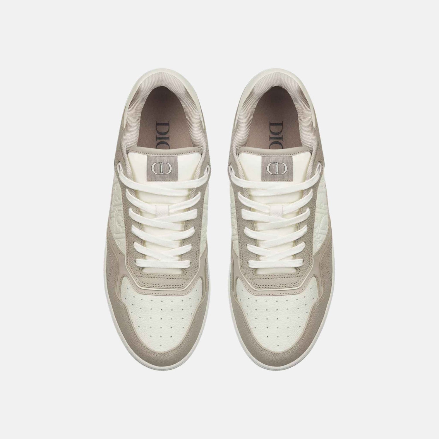 B27 Uptown Low Top Sneaker In Grained Calfskin With Gravity Leather