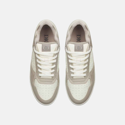 B27 Uptown Low Top Sneaker In Grained Calfskin With Gravity Leather
