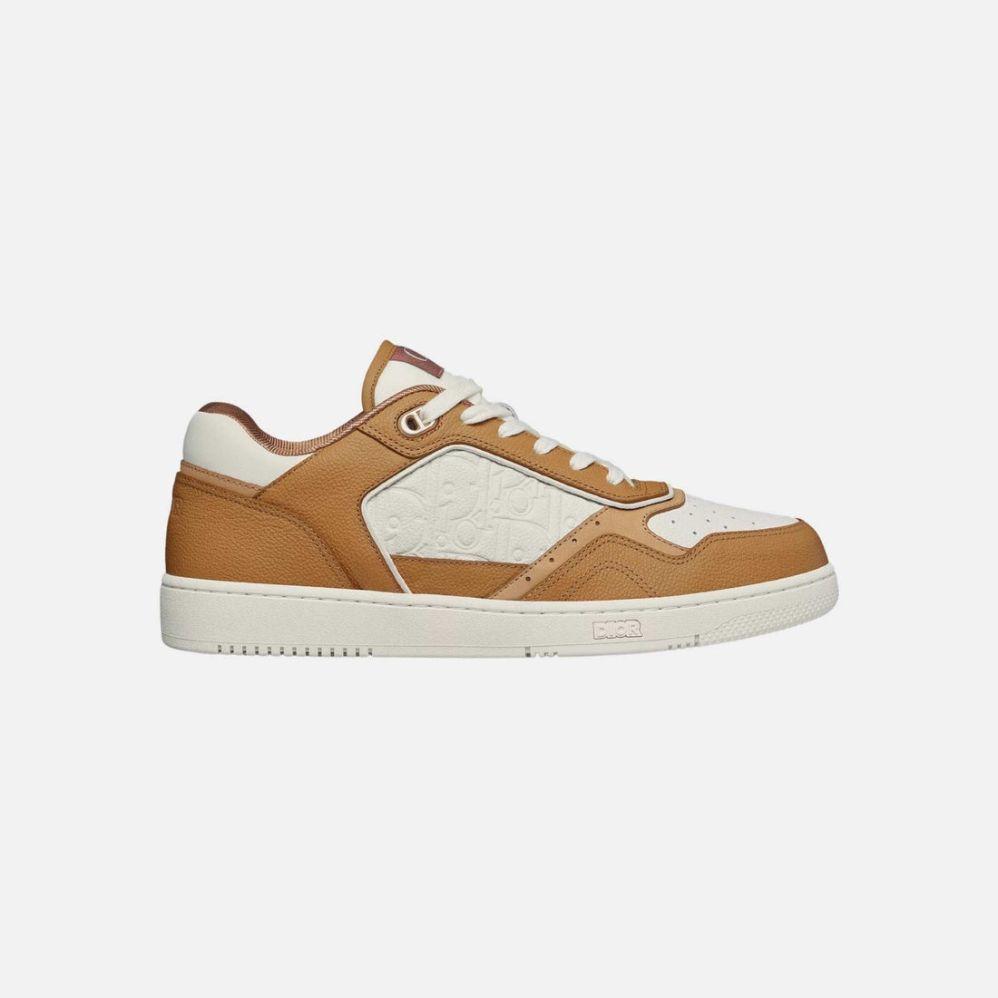B27 Uptown Low Top Sneaker In Grained Calfskin With Gravity Leather