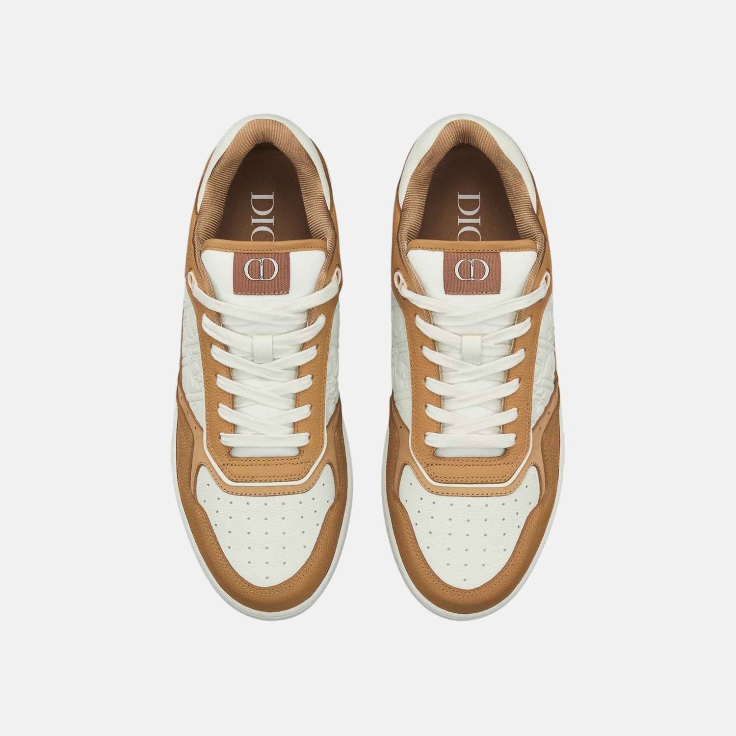 B27 Uptown Low Top Sneaker In Grained Calfskin With Gravity Leather