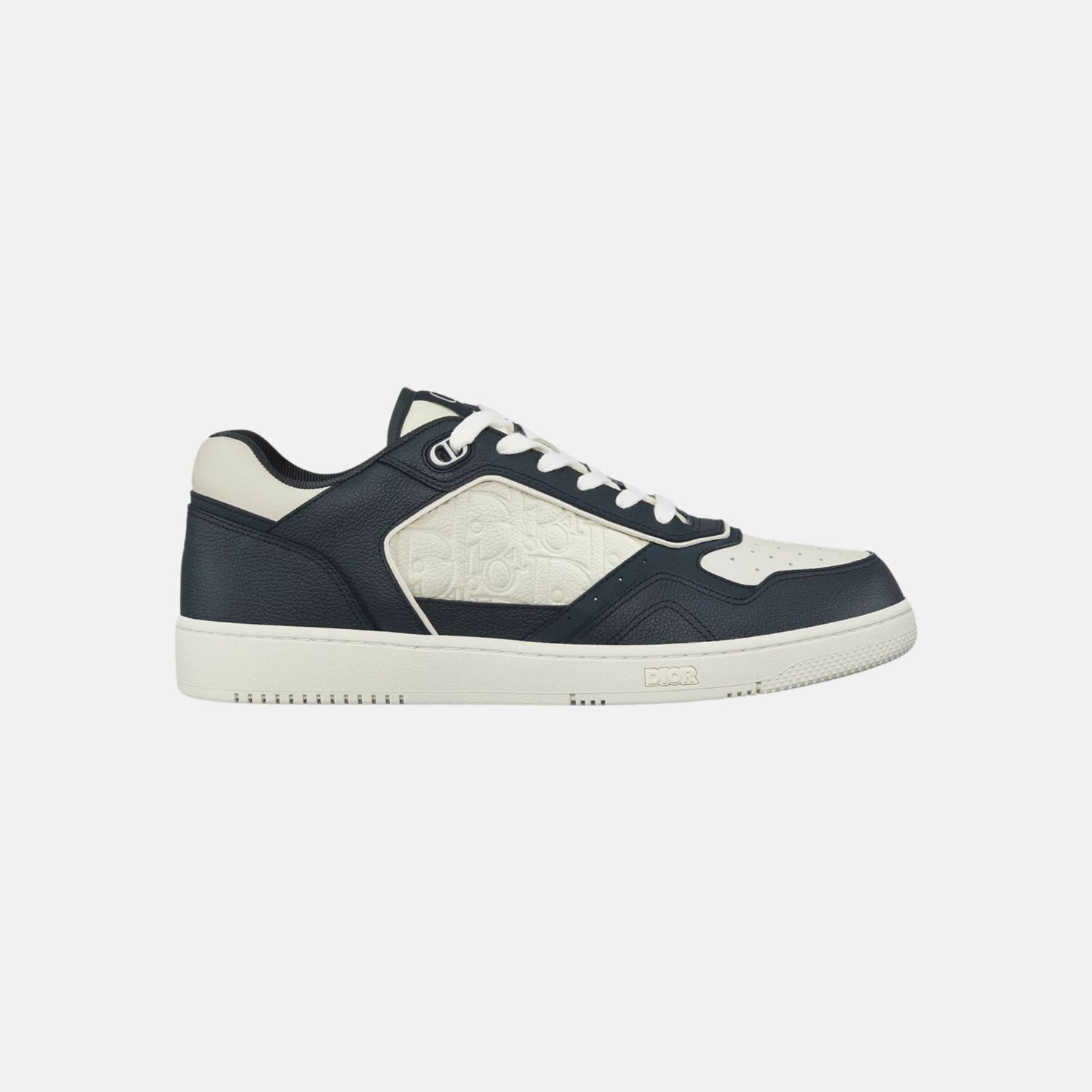 B27 Uptown Low Top Sneaker In Grained Calfskin With Gravity Leather
