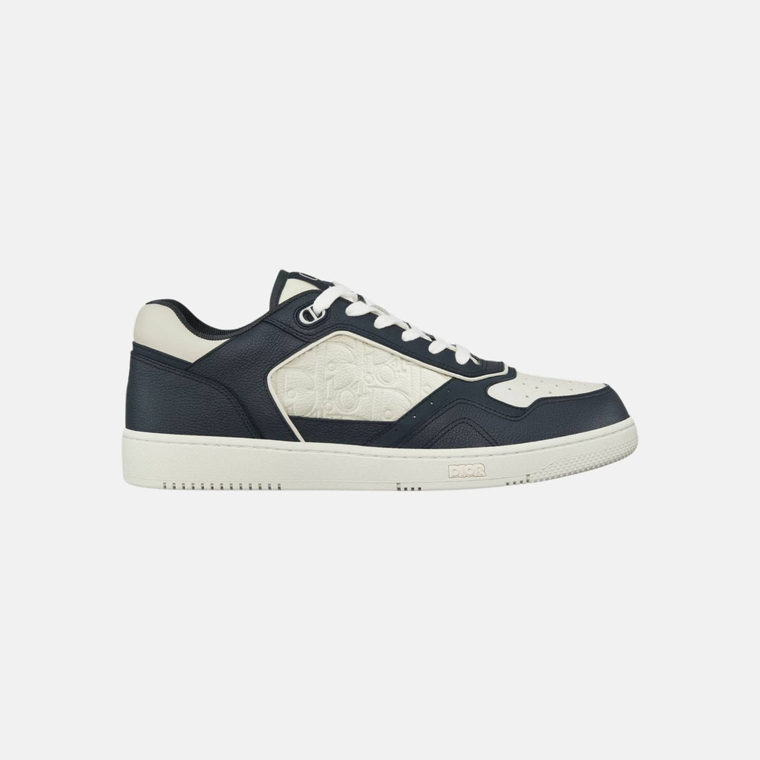 B27 Uptown Low Top Sneaker In Grained Calfskin With Gravity Leather