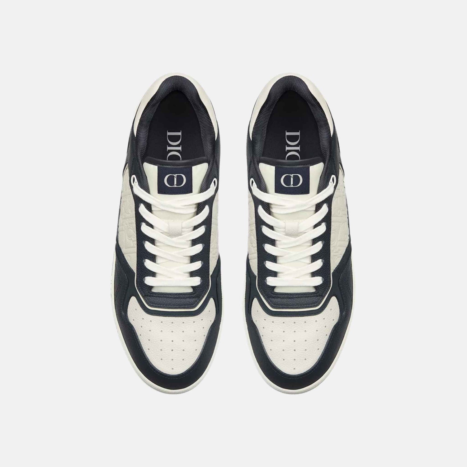 B27 Uptown Low Top Sneaker In Grained Calfskin With Gravity Leather