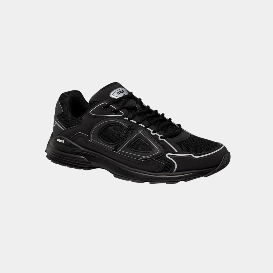 B30 Countdown Sneaker Black Mesh and Black Technical Fabric