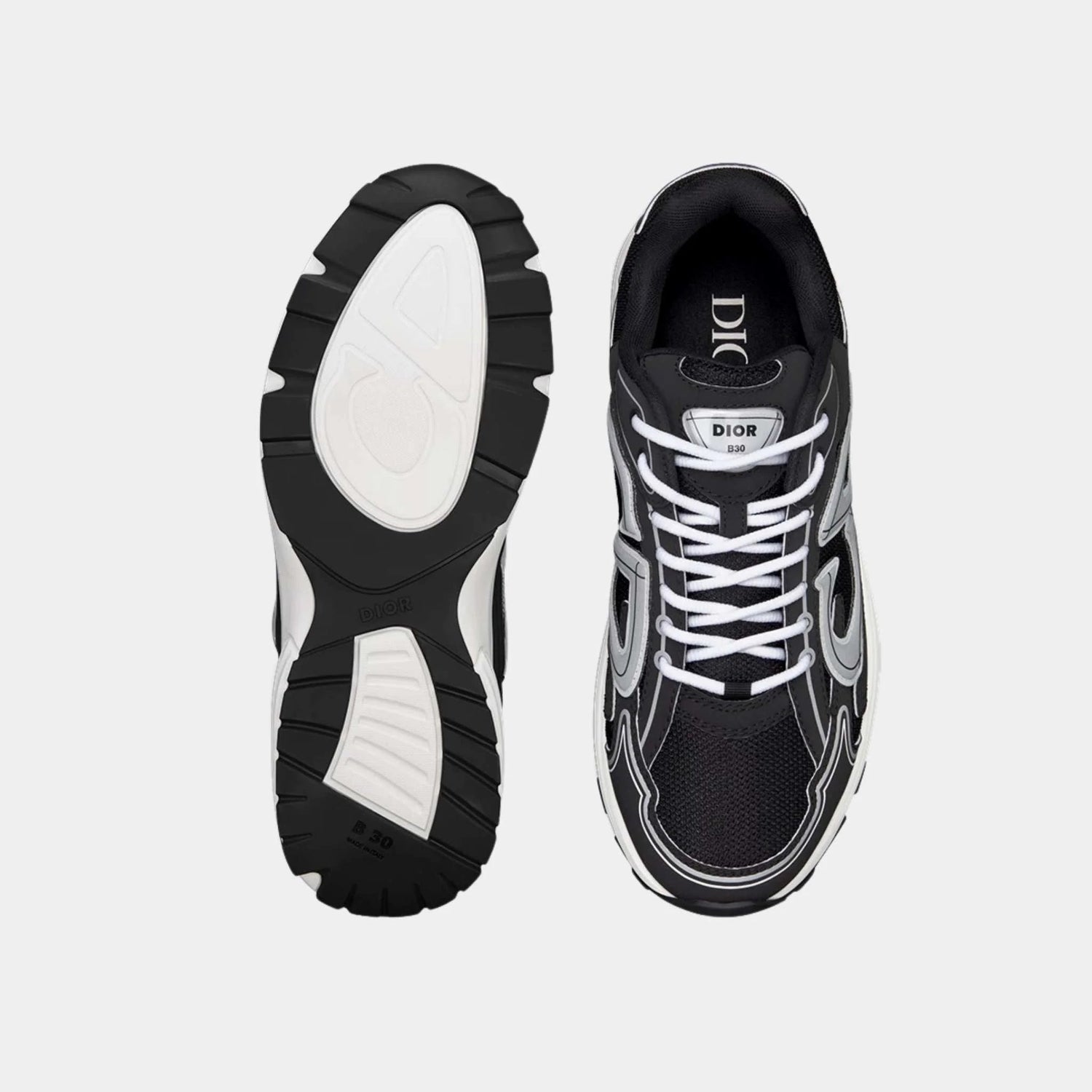B30 Countdown Sneaker Black Mesh and Technical Fabric