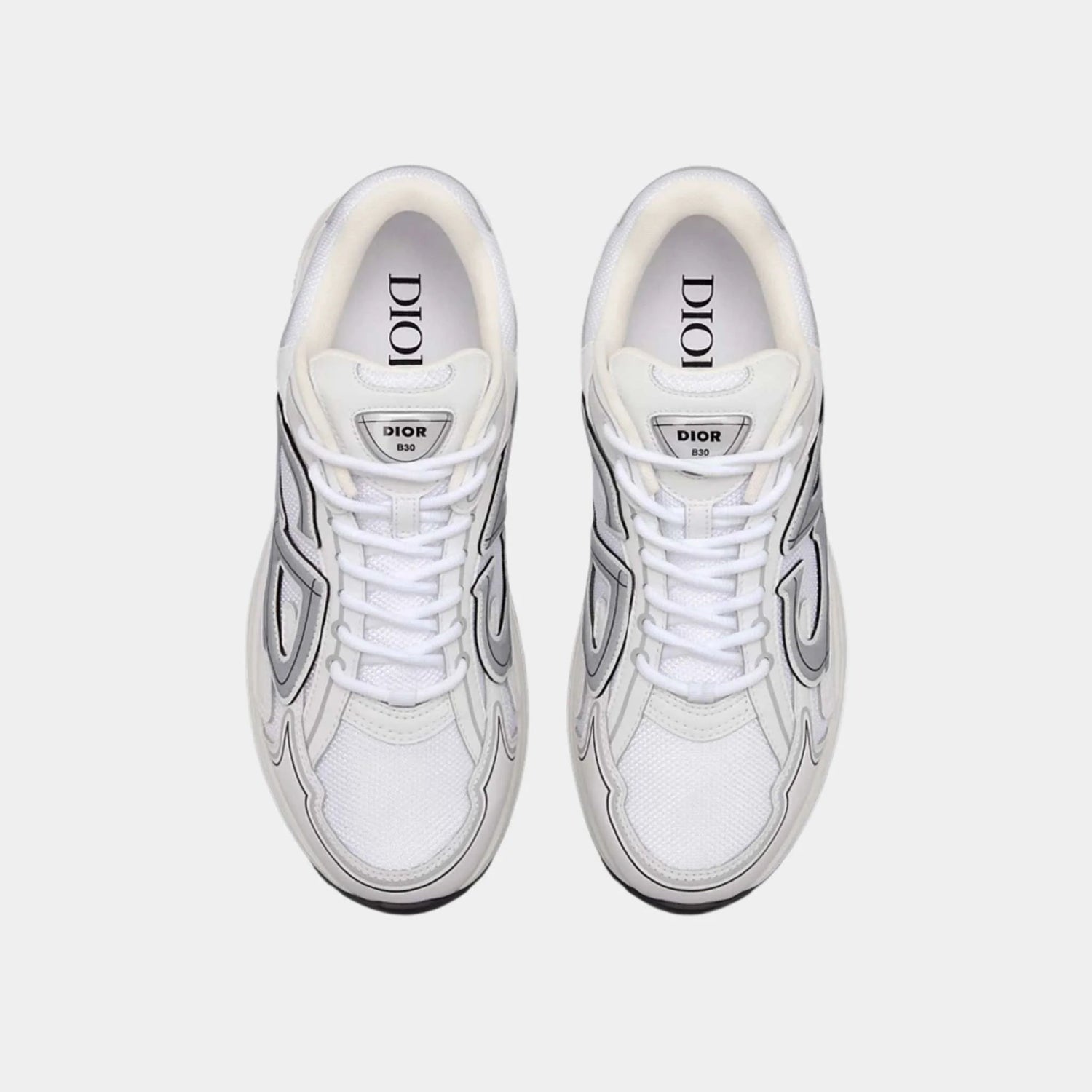 B30 Countdown Sneaker White Mesh and Technical Fabric