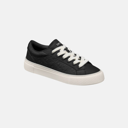 B33 Spin Sneaker In Grained Calfskin And Dior Gravity Leather