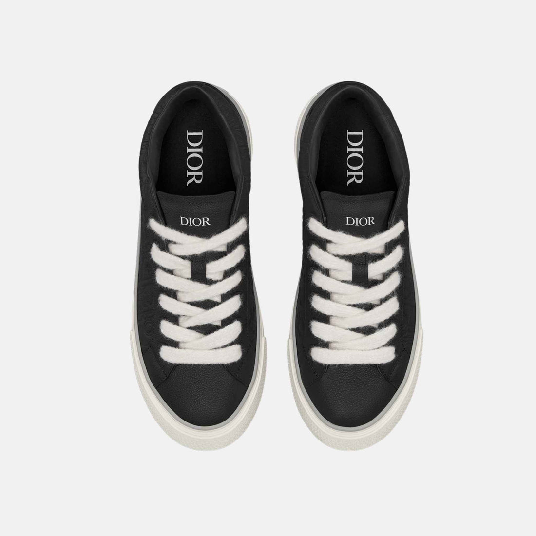 B33 Spin Sneaker In Grained Calfskin And Dior Gravity Leather