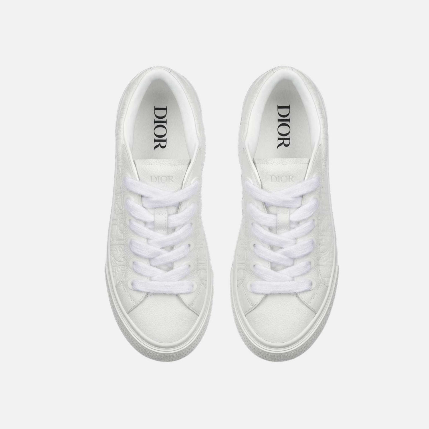 B33 Spin Sneaker In Grained Calfskin And Dior Gravity Leather