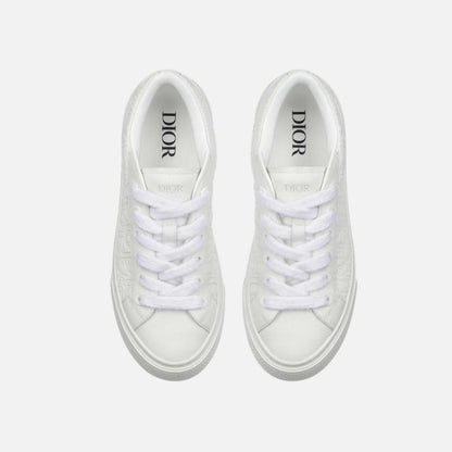 B33 Spin Sneaker In Grained Calfskin And Dior Gravity Leather