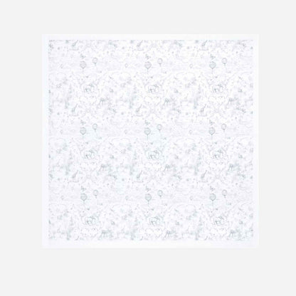 Baby Blanket White Cotton Knit