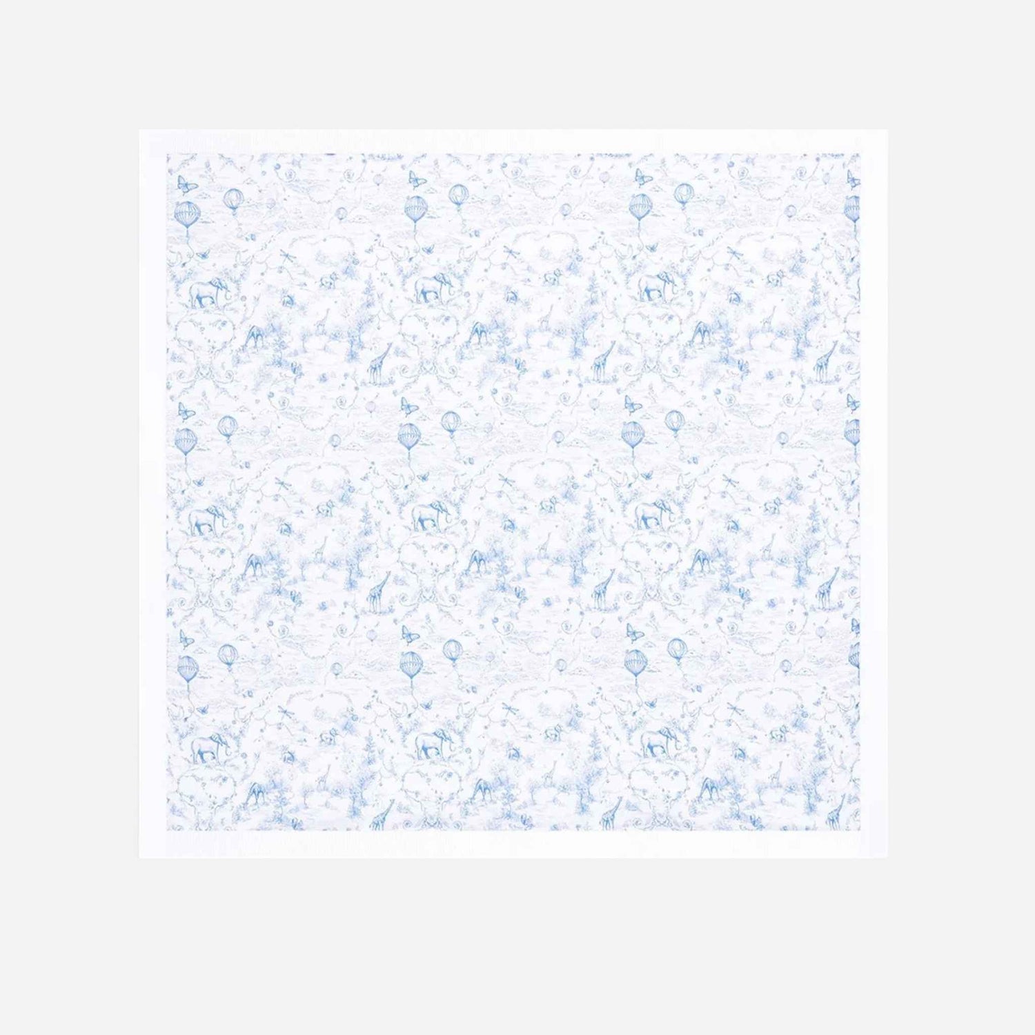 Baby Blanket White Cotton Knit