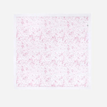 Baby Blanket White Cotton Knit