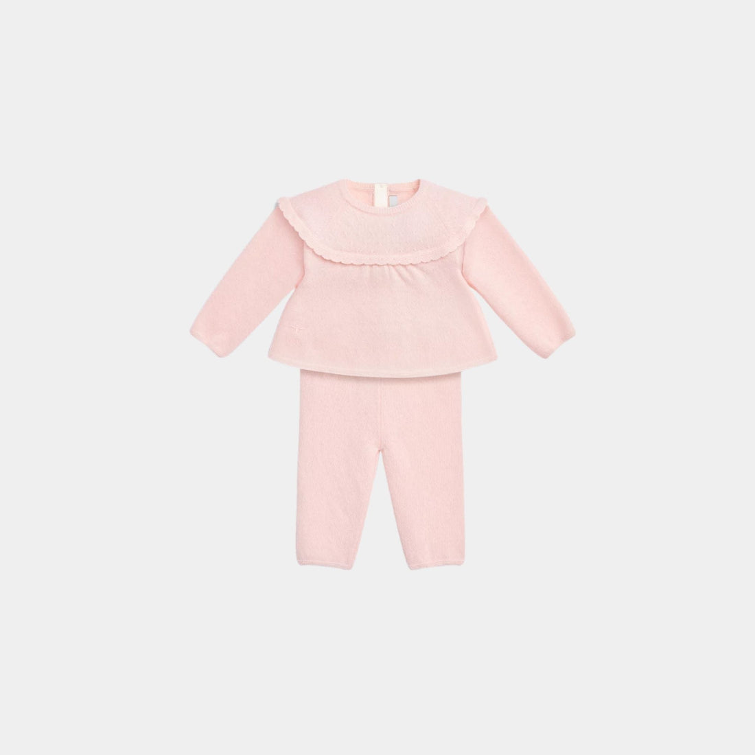 Baby Outfit Pale Pink Wool and Cashmere Knit