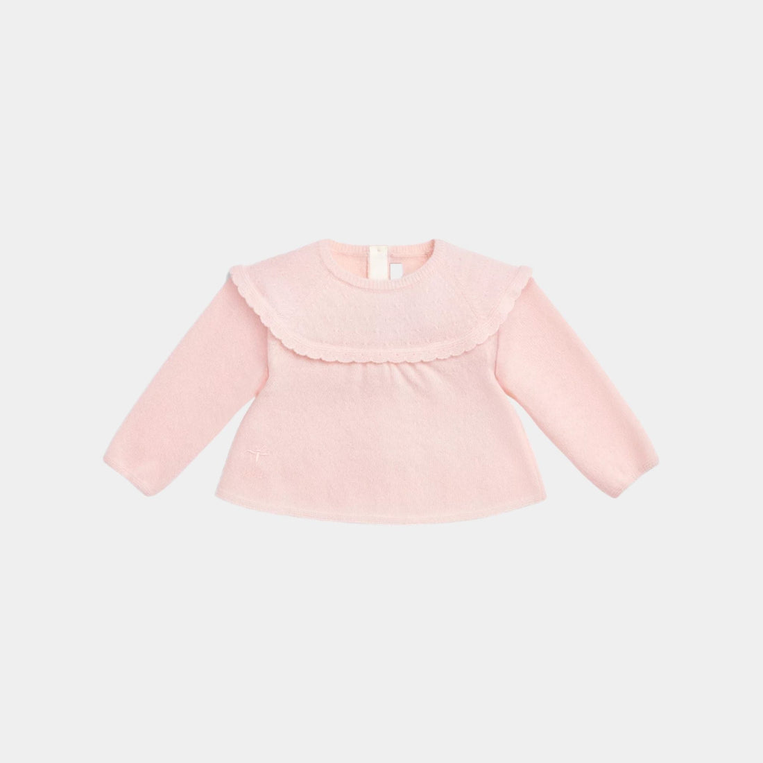 Baby Outfit Pale Pink Wool and Cashmere Knit